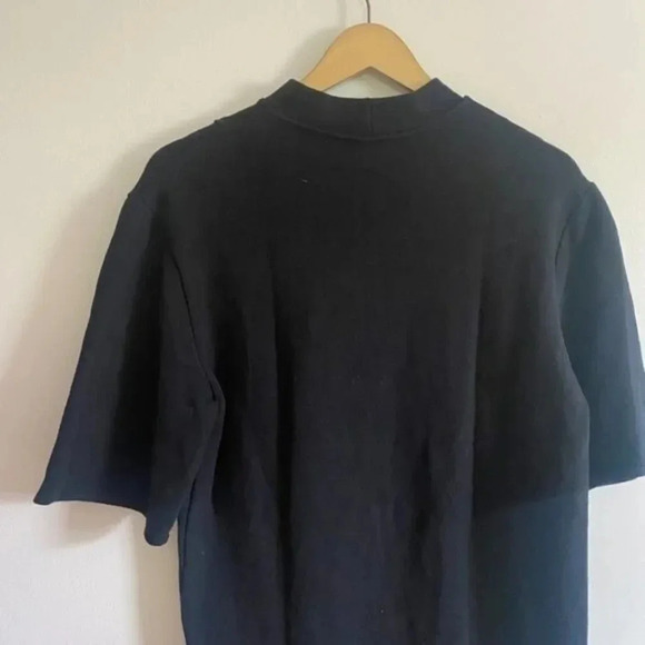 Zara Black Knit Sweatshirt Dress - Picture 8 of 10